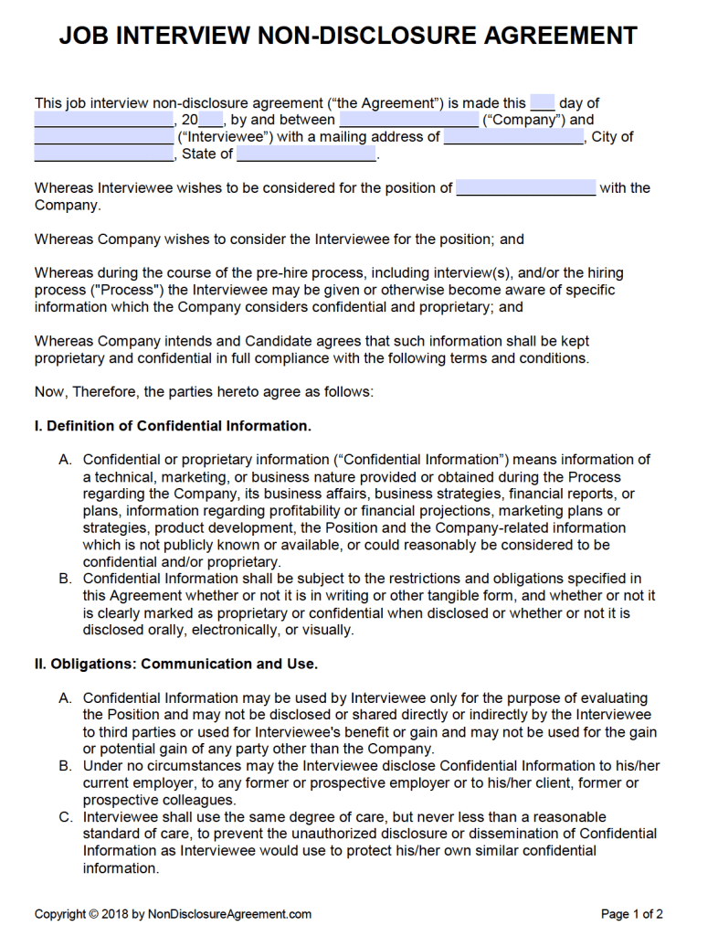 Recruitment Agency Contract Template from nondisclosureagreement.com